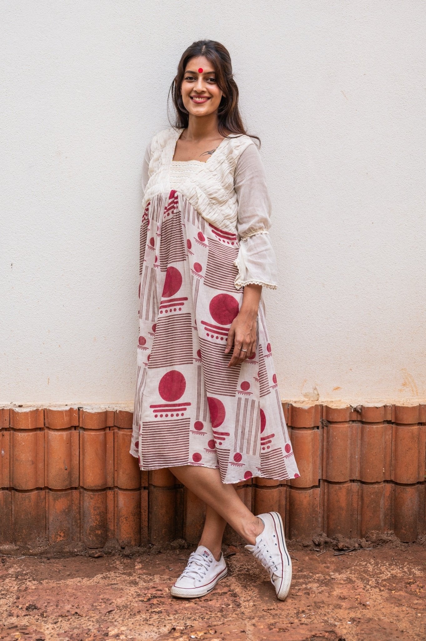 Snigdha Midi Dress - CiceroniDressesPrathaa