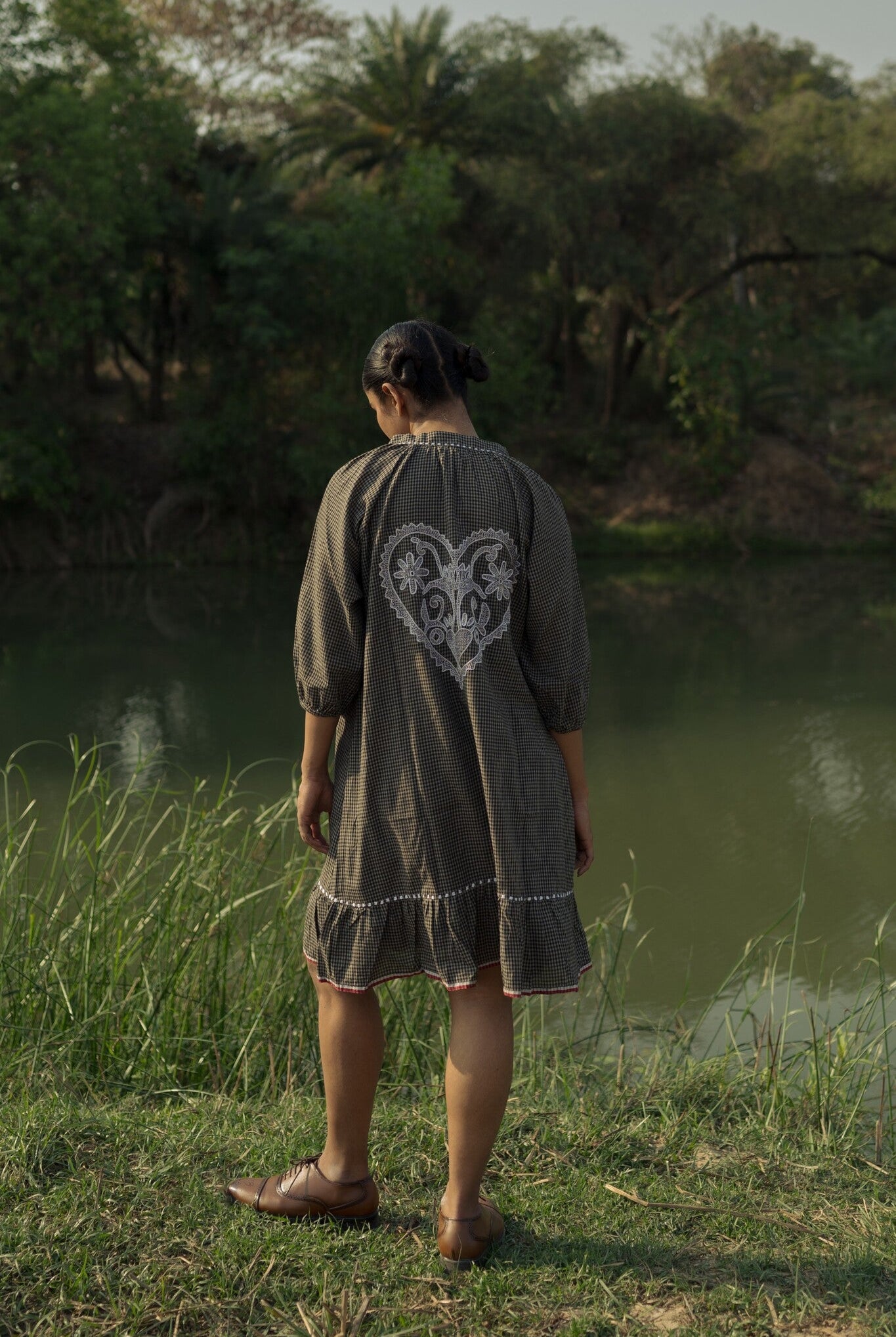 Sohrai Holiday Dress - Dark Grey - CiceroniDressesIra