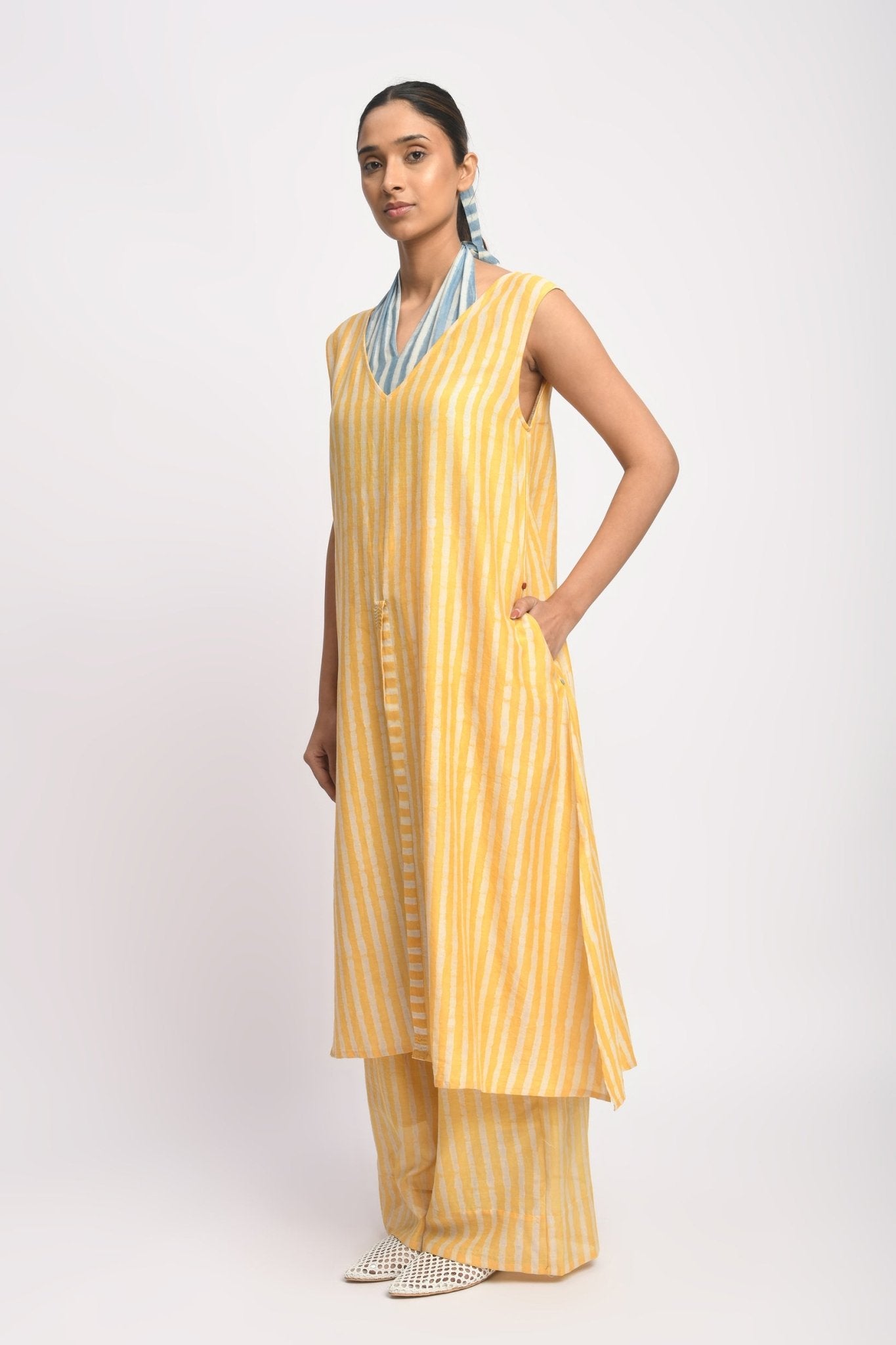 Solar Ice Co - ord Set - CiceroniKurta Set, Everyday WearJayati Goenka
