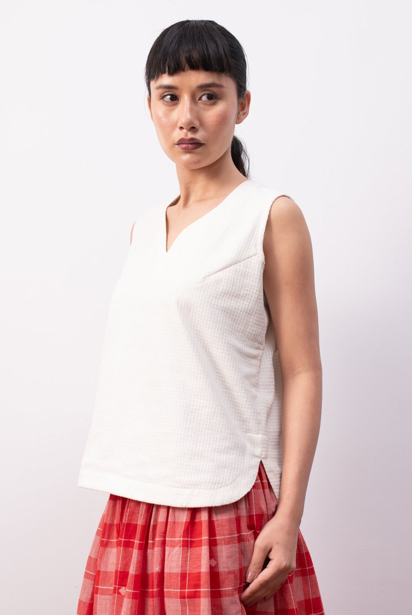 Sophie Layered Set - Red - CiceroniSkirt SetHiranya
