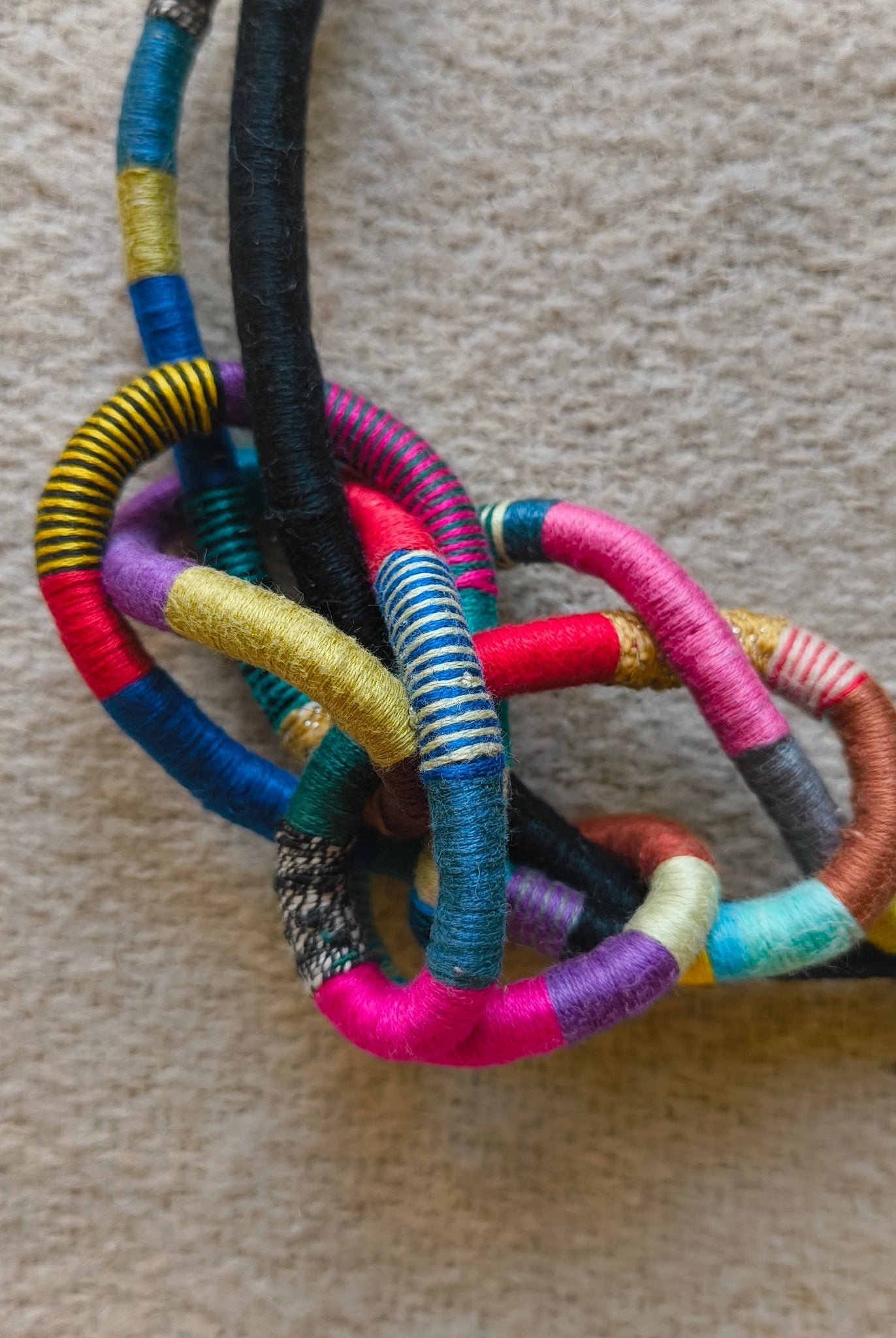 Spectrum Knot Necklace - CiceroniNeckpieceBandish