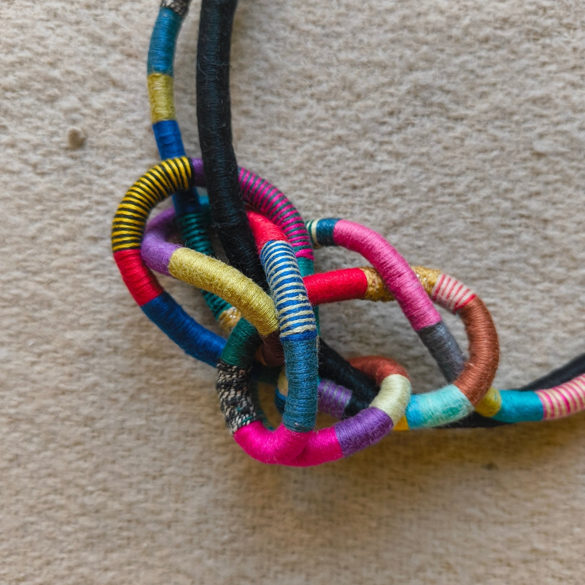 Spectrum Knot Necklace - CiceroniNeckpieceBandish