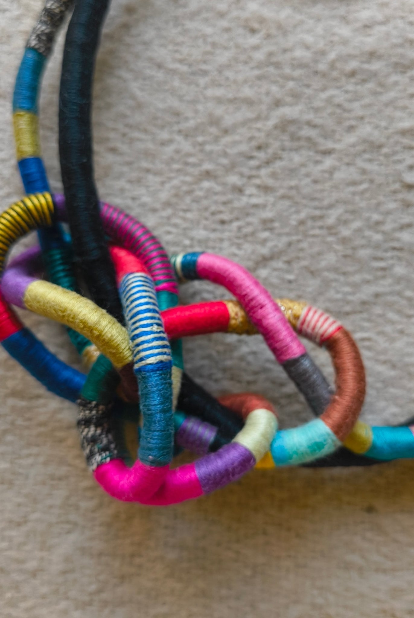 Spectrum Knot Necklace - CiceroniNeckpieceBandish