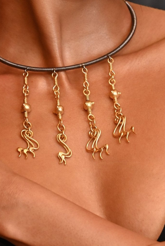 Spirit Hanging Neckpiece - CiceroniNeckpieceZaza by Somya