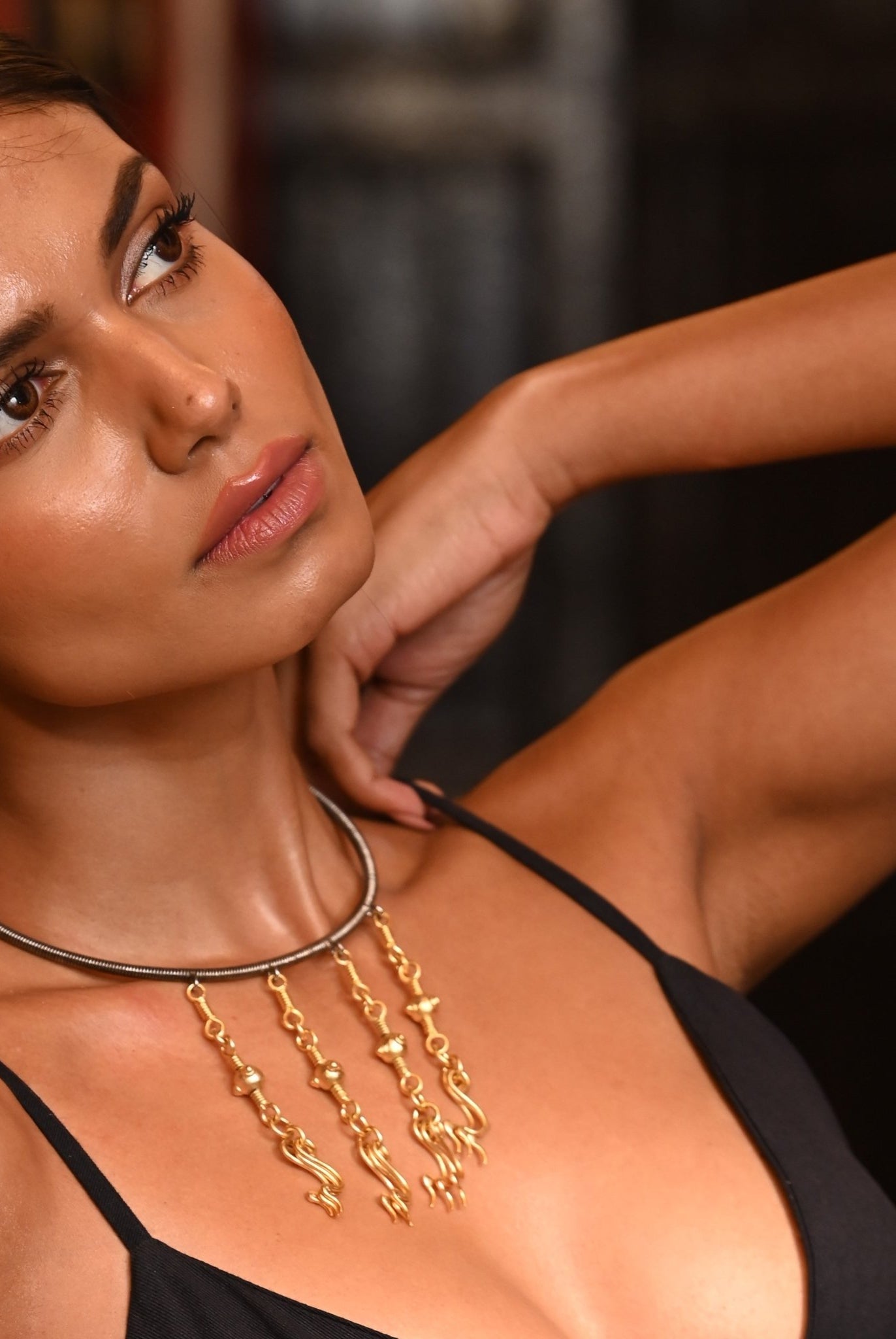 Spirit Hanging Neckpiece - CiceroniNeckpieceZaza by Somya