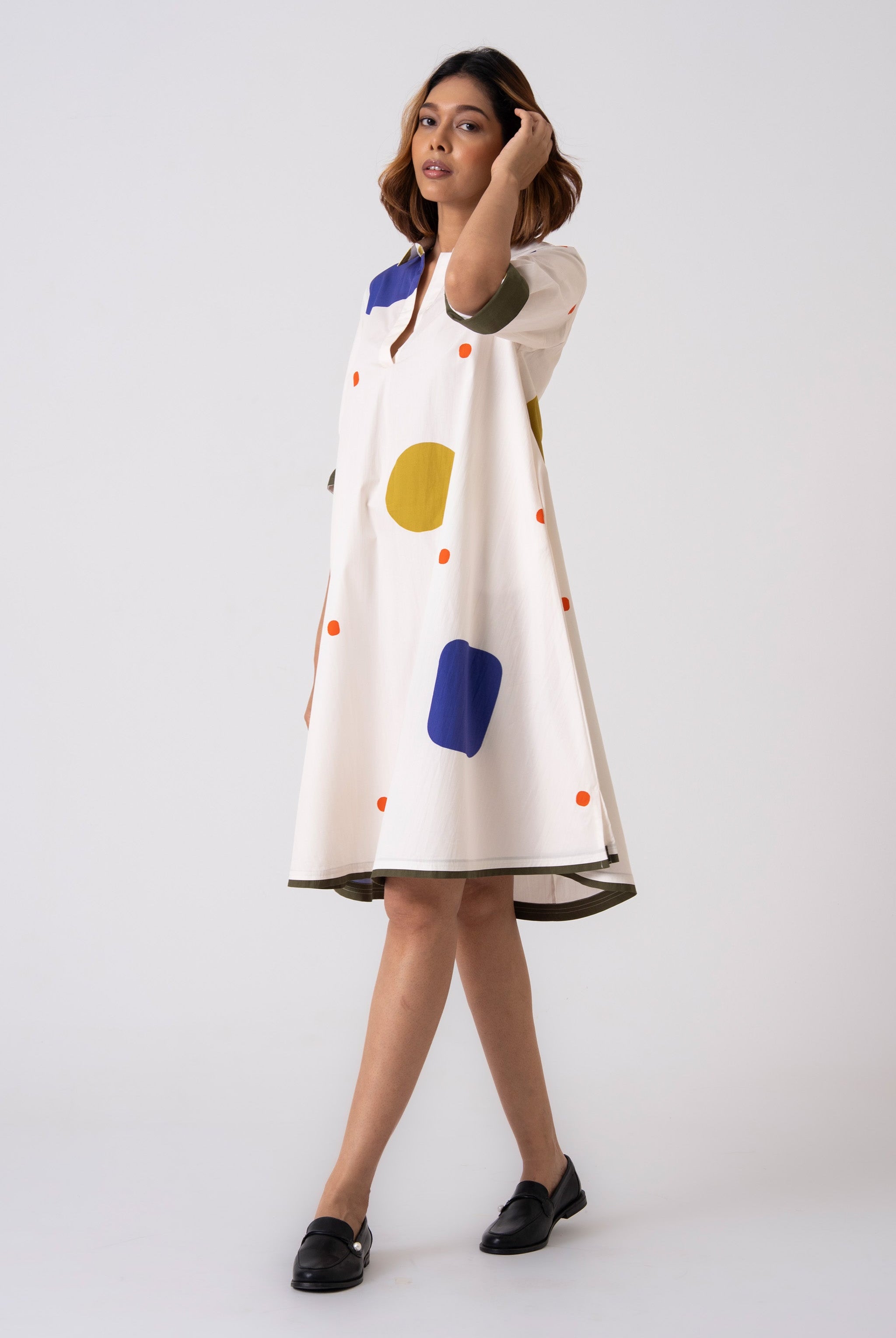 Spot Dress - Blue - CiceroniDressesThe Kaatn Trail