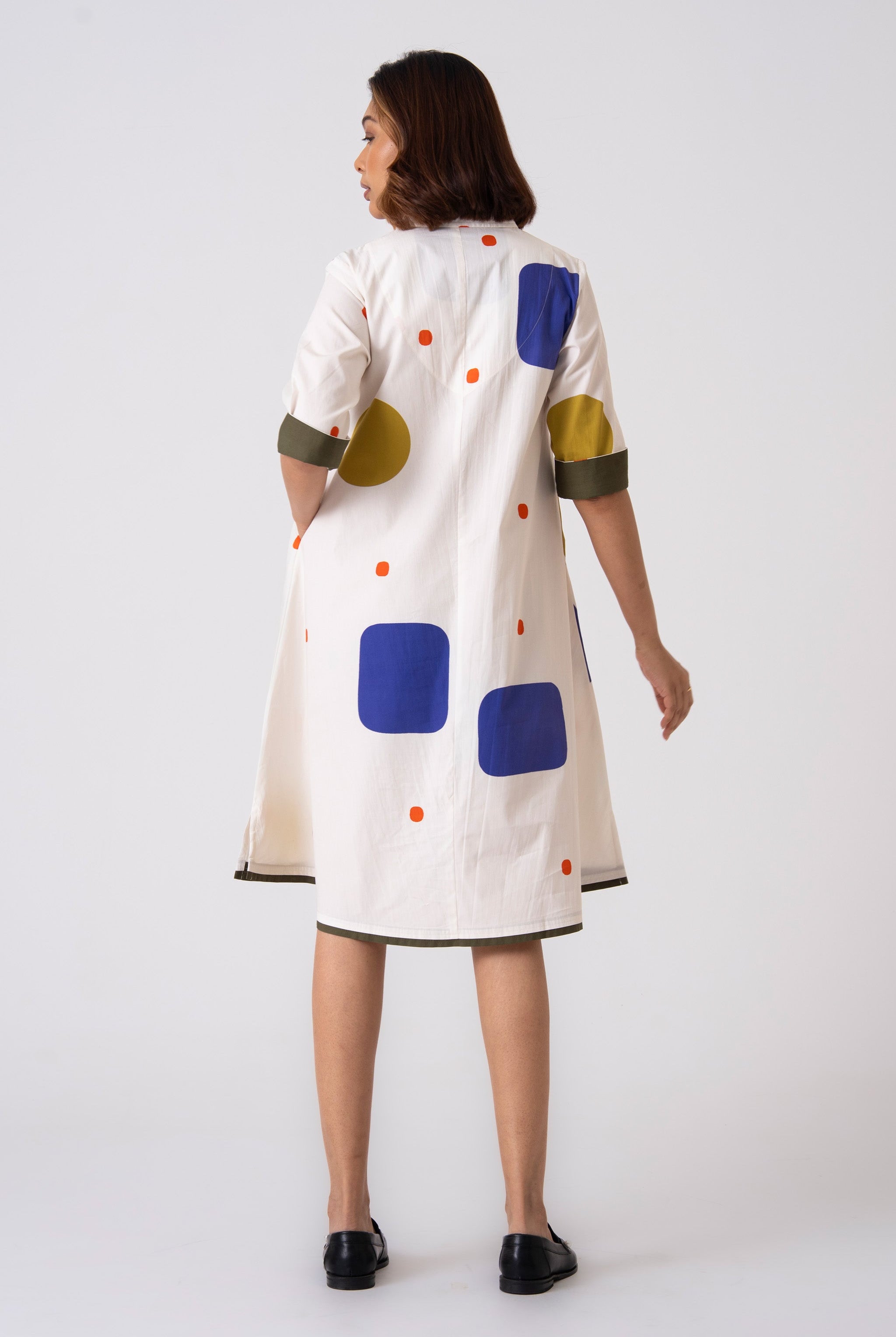 Spot Dress - Blue - CiceroniDressesThe Kaatn Trail