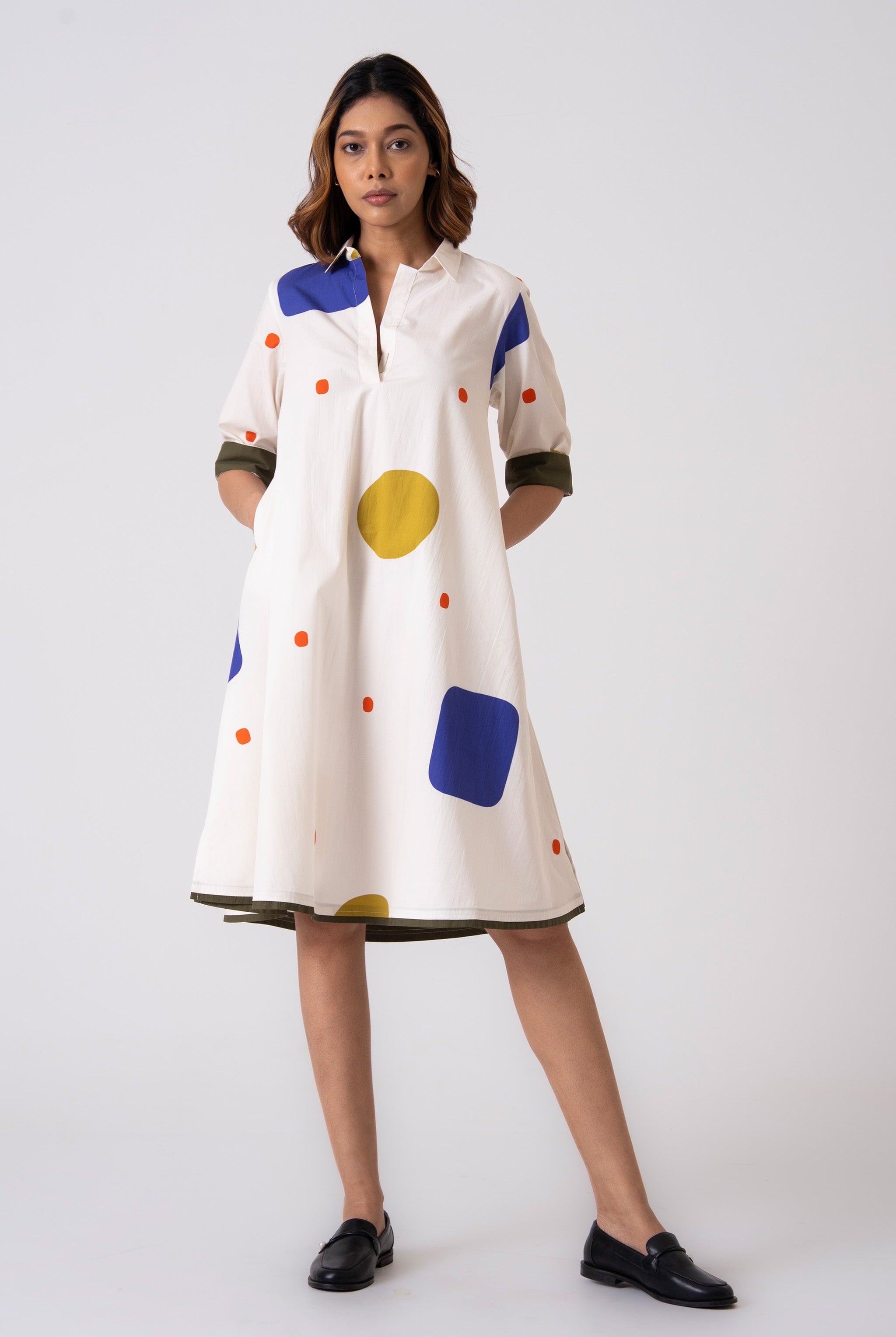 Spot Dress - Blue - CiceroniDressesThe Kaatn Trail