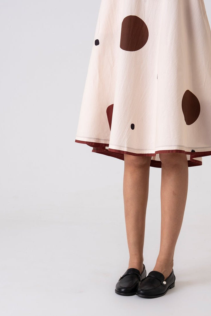 Spot Dress - Brown - CiceroniDressesThe Kaatn Trail
