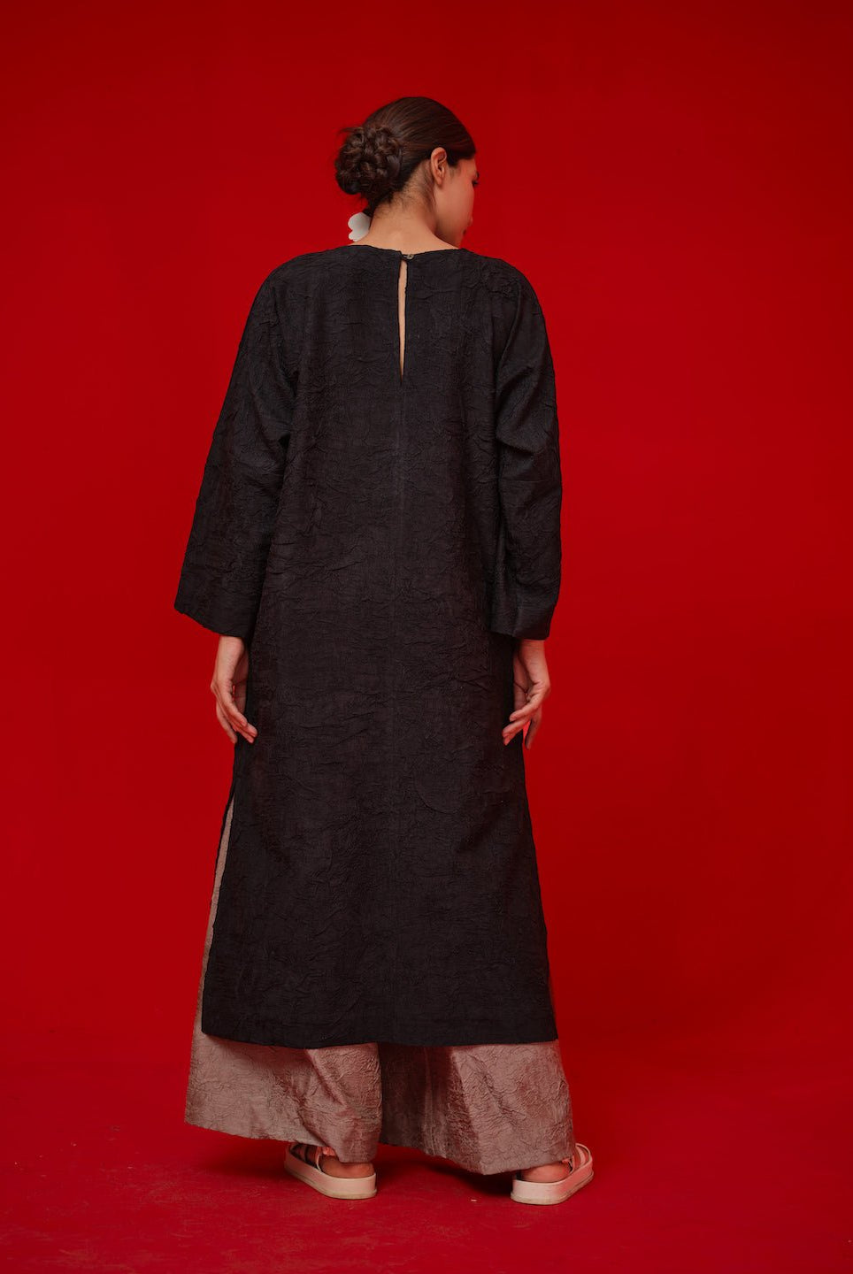 Spring Tunic - Black - CiceroniKurta, Everyday WearStoique