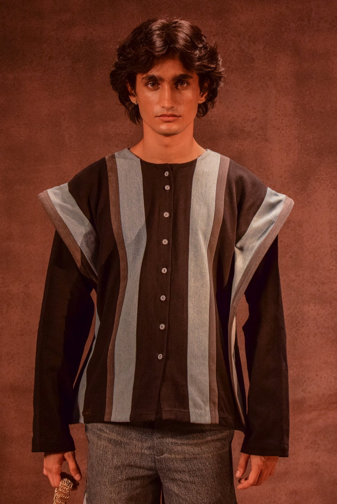 Square Panelled Shacket - CiceroniJacketsAnam Husain