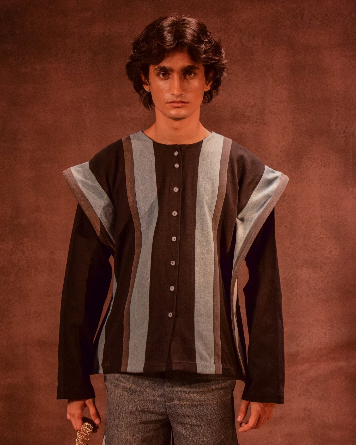 Square Panelled Shacket - CiceroniJacketsAnam Husain