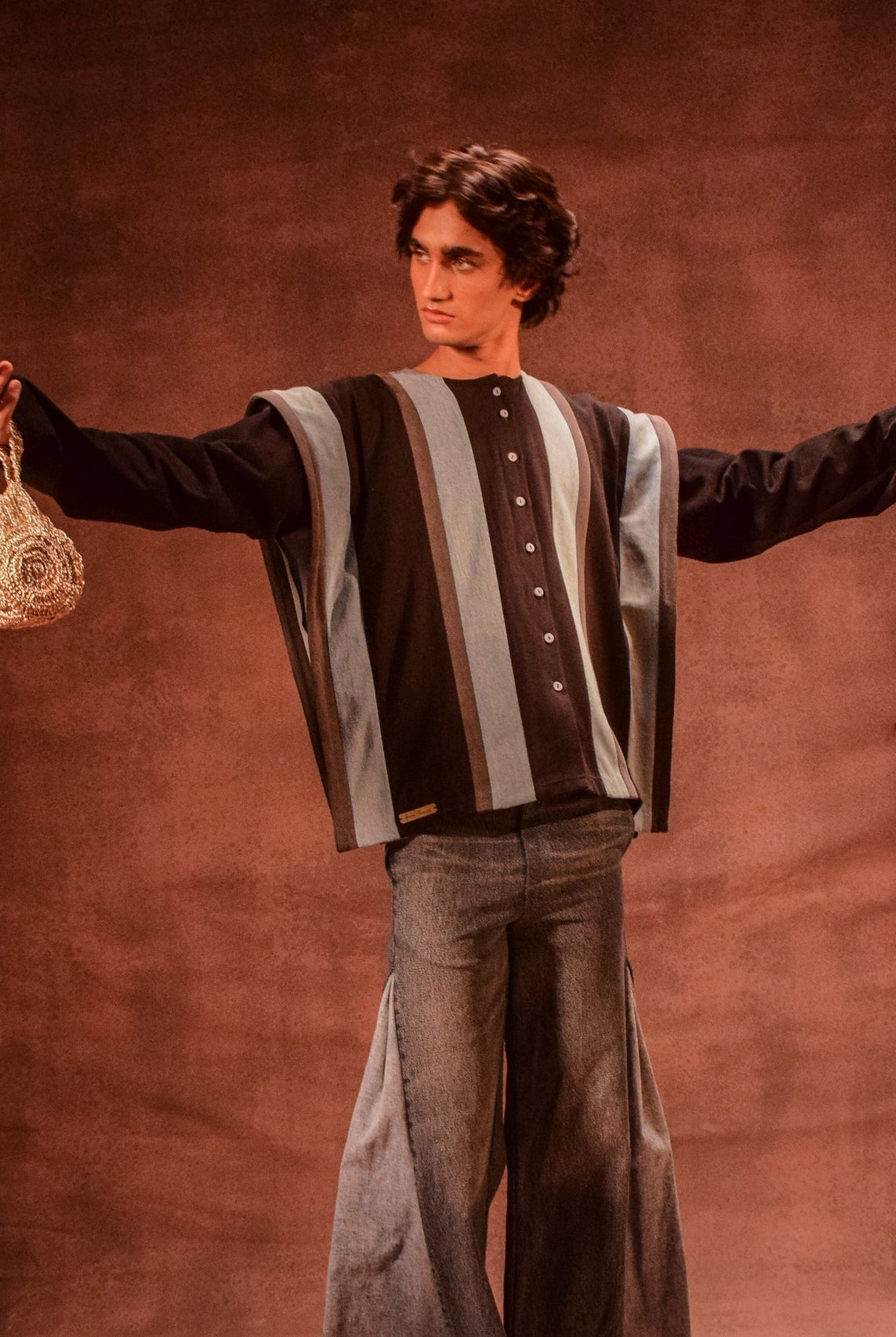 Square Panelled Shacket - CiceroniJacketsAnam Husain