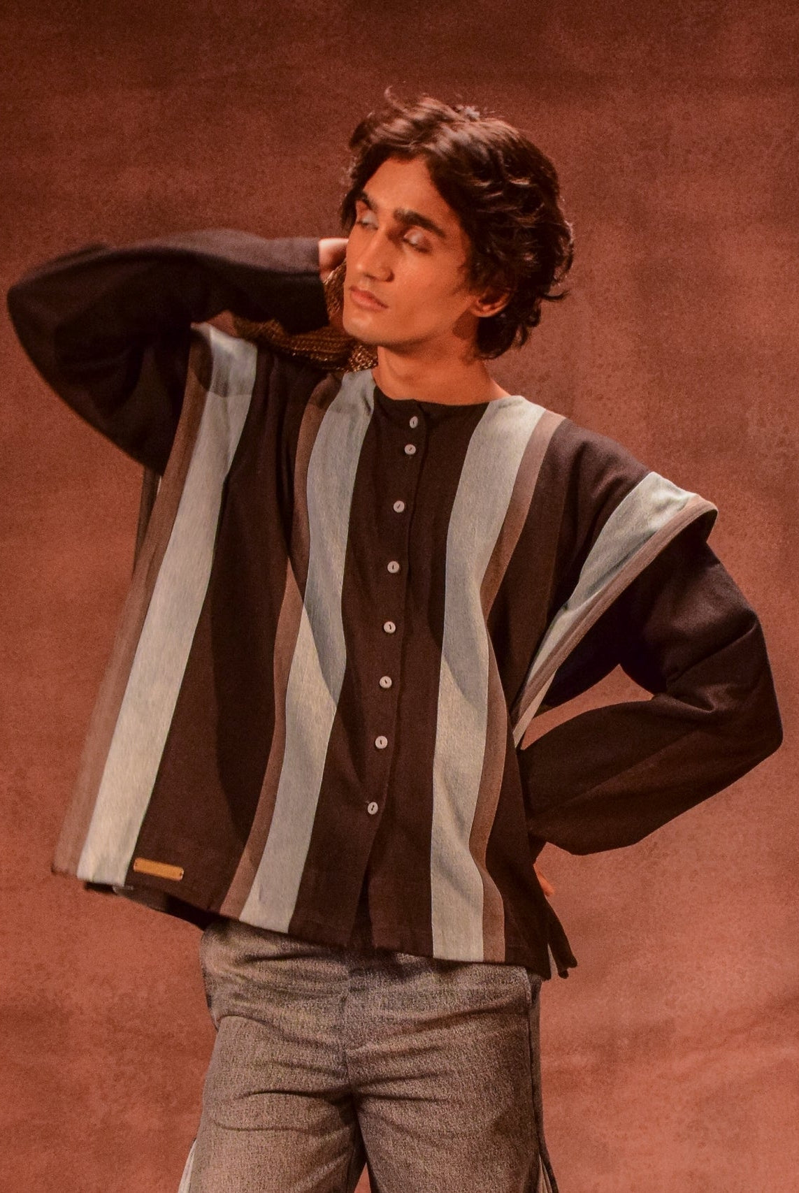 Square Panelled Shacket - CiceroniJacketsAnam Husain