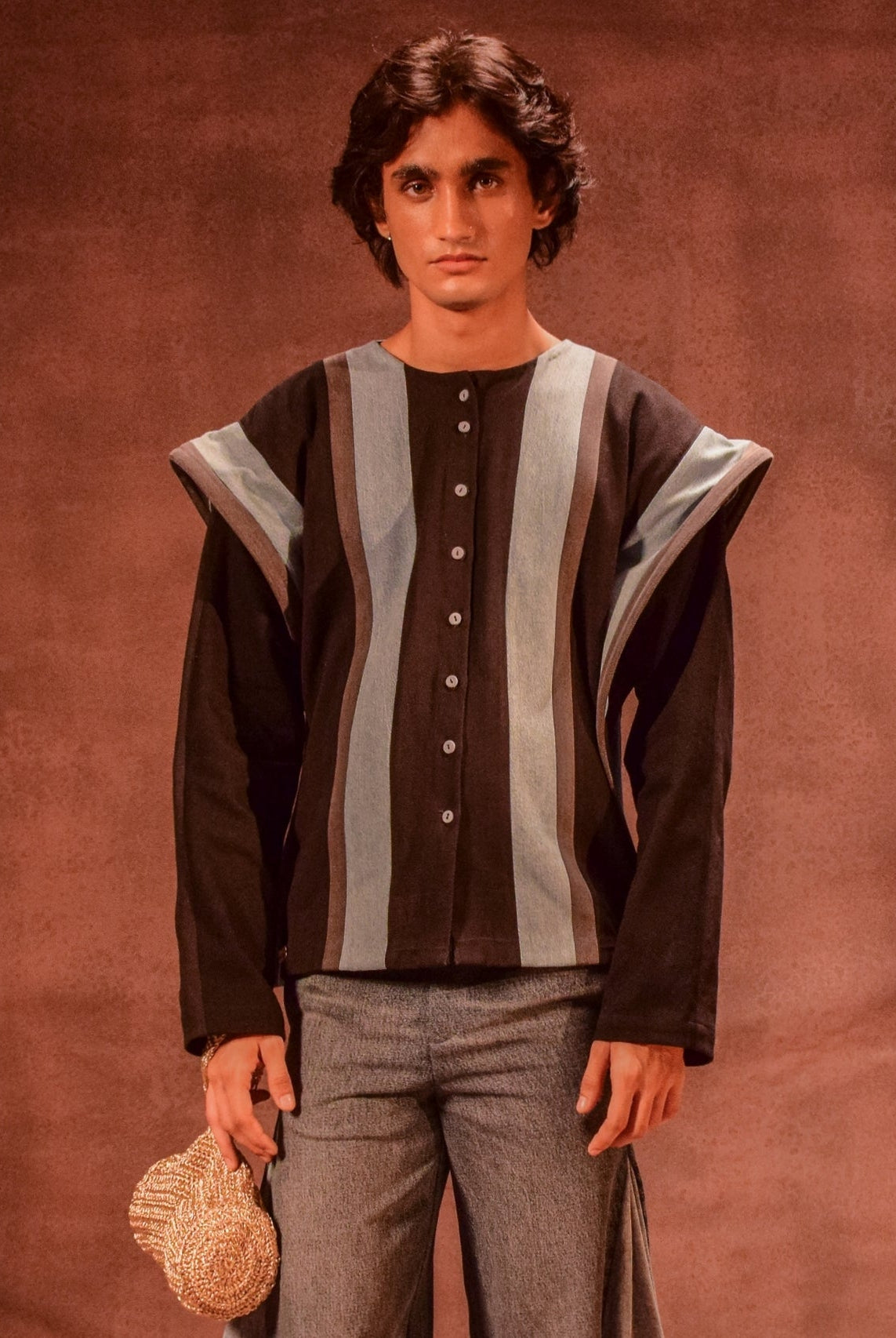 Square Panelled Shacket - CiceroniJacketsAnam Husain