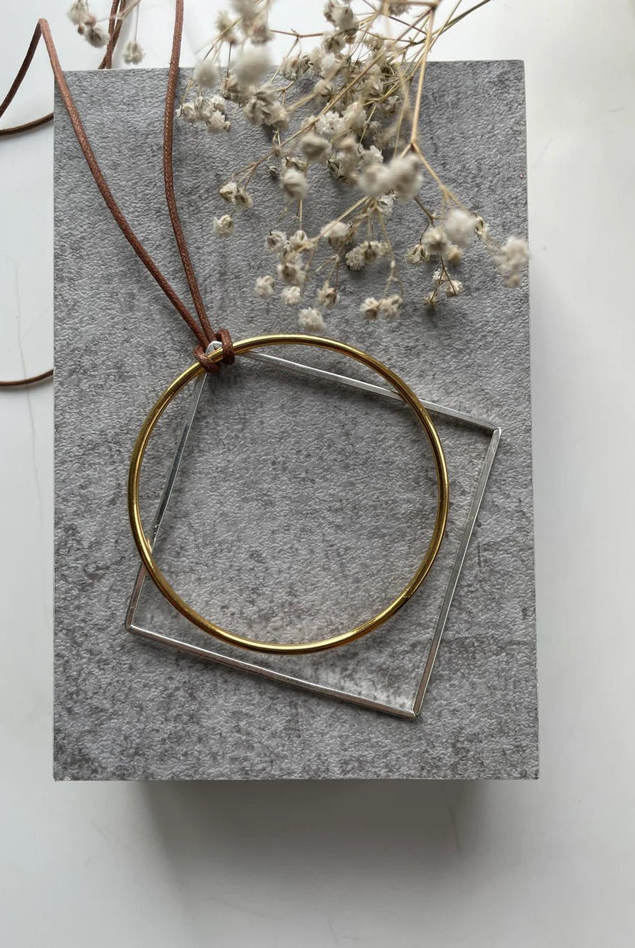 Squircle Necklace - CiceroniNecklaceMerald Curio