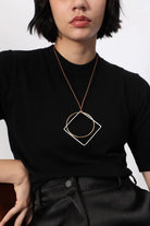 Squircle Necklace - CiceroniNecklaceMerald Curio