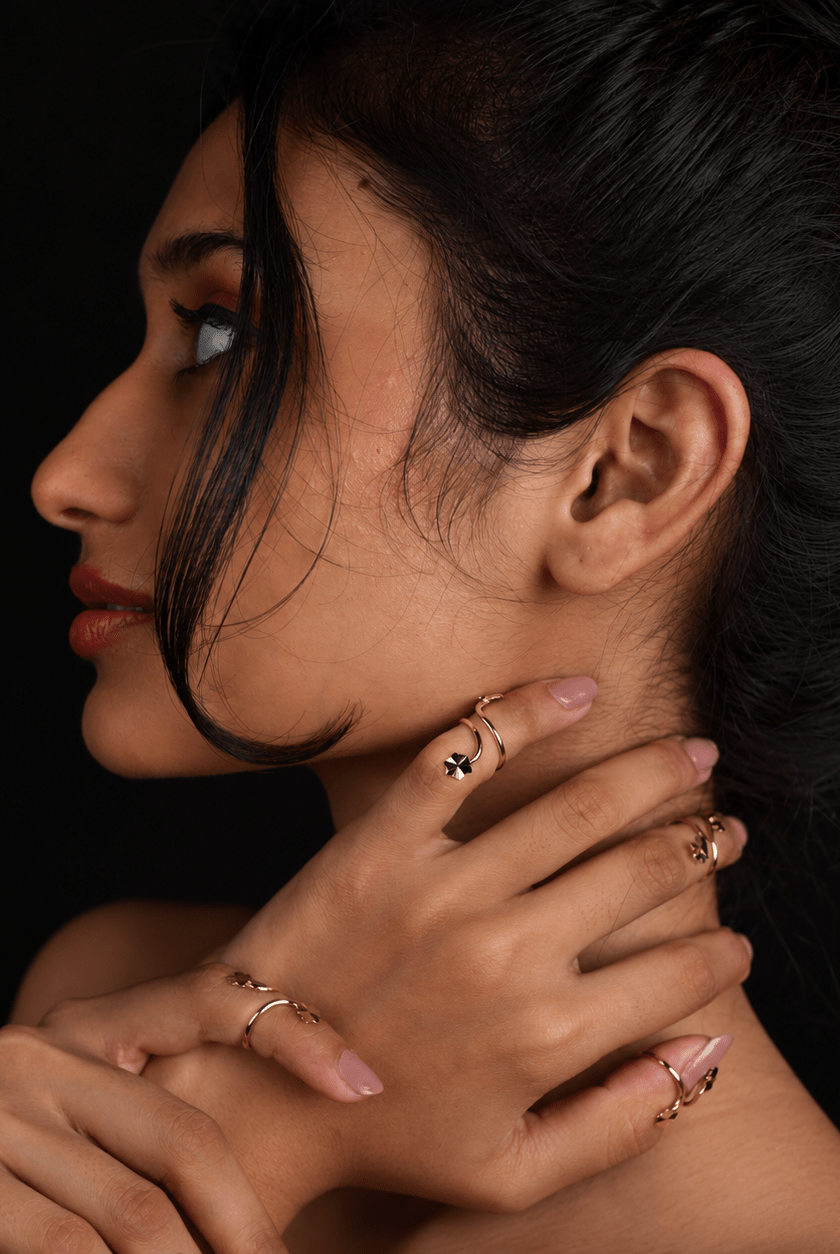 Star Petal Nail Ring - CiceroniNail RingKalon Art Jewellery