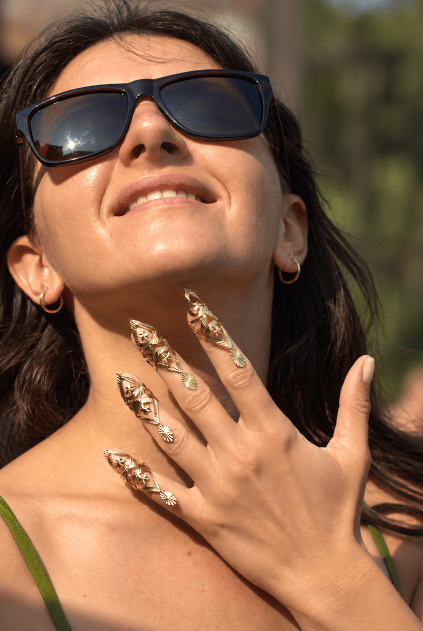Starry Night Nail Ring - CiceroniNail RingKalon Art Jewellery