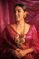 Statement Coined Temple Necklace - CiceroniNecklaceAarika