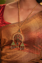 Statement Temple Necklace with Moon Motifs - CiceroniNecklaceAarika