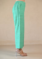 Straight Cut Pant - Mint Green - CiceroniPantsRang by Rajvi