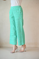 Straight Cut Pant - Mint Green - CiceroniPantsRang by Rajvi