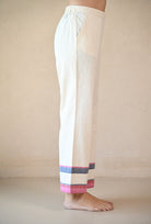 Straight Cut Pant - Natural White - CiceroniPantsRang by Rajvi