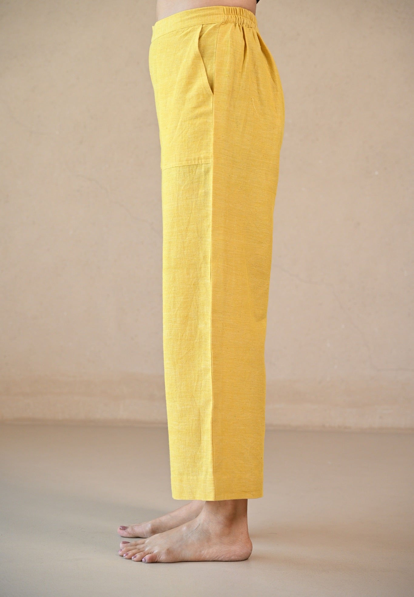 Straight Cut Pant - Sunny Yellow - CiceroniPantsRang by Rajvi
