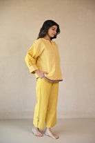 Straight Cut Pant - Sunny Yellow - CiceroniPantsRang by Rajvi