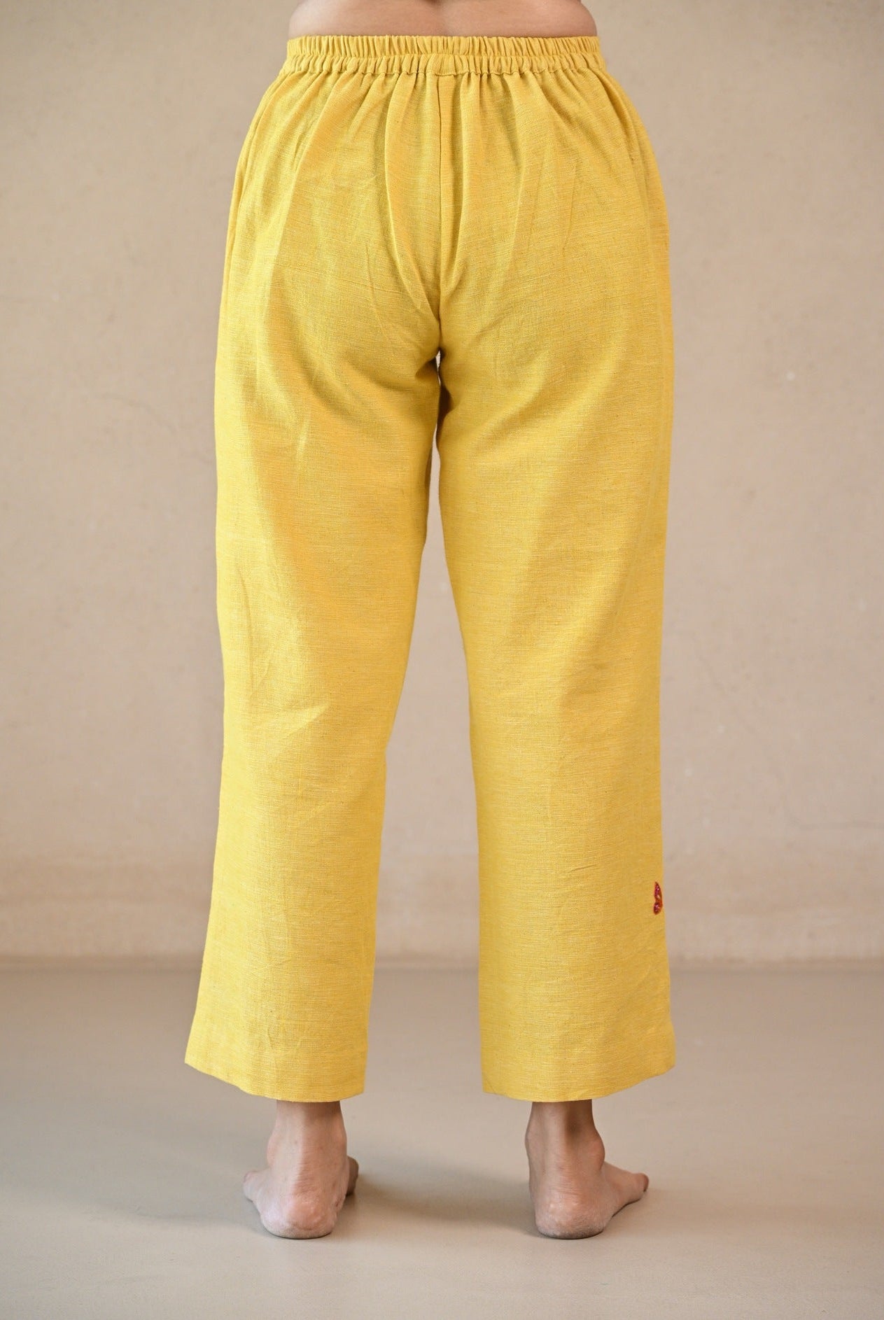Straight Cut Pant - Sunny Yellow - CiceroniPantsRang by Rajvi