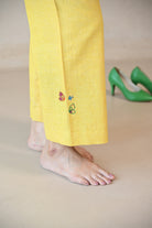 Straight Cut Pant - Sunny Yellow - CiceroniPantsRang by Rajvi