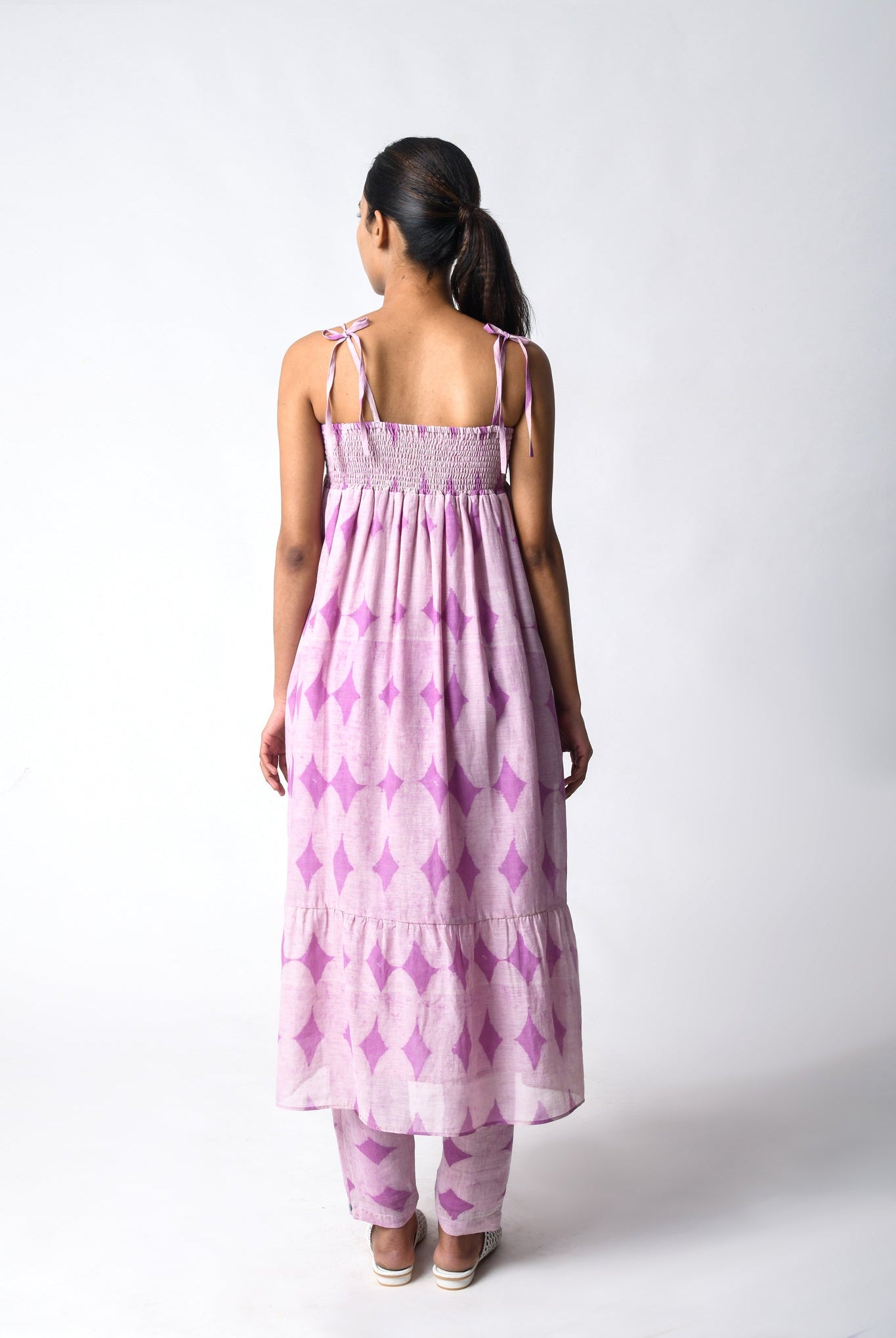 Strappy Plum Co - ord Set - CiceroniKurta Set, Everyday WearJayati Goenka