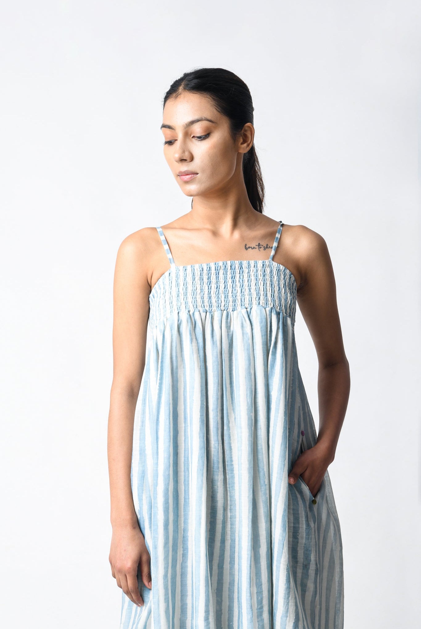 Strappy Sky Dress - CiceroniDressesJayati Goenka