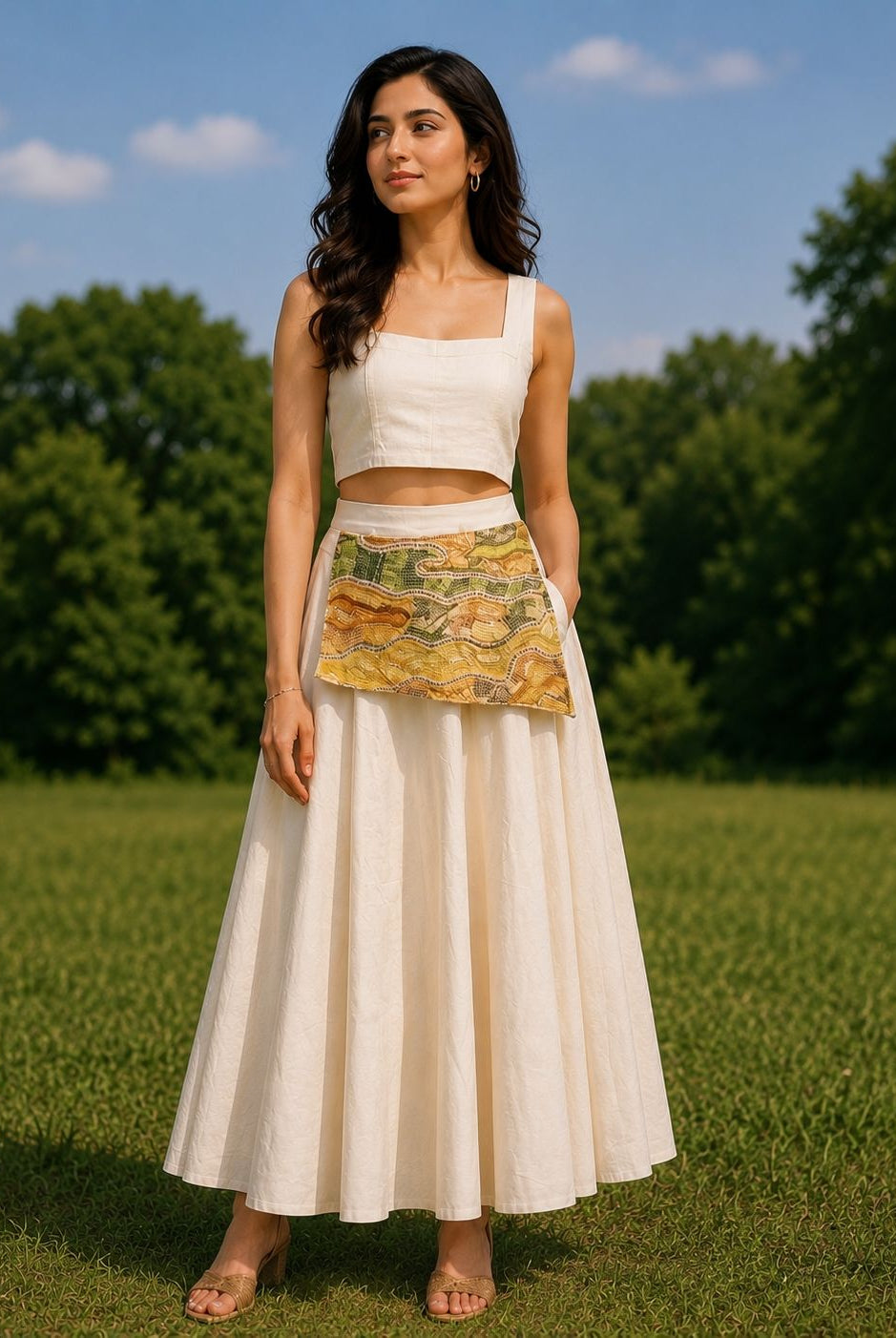 Strata Skirt Set - CiceroniSkirt SetArtbeats by Keerthana