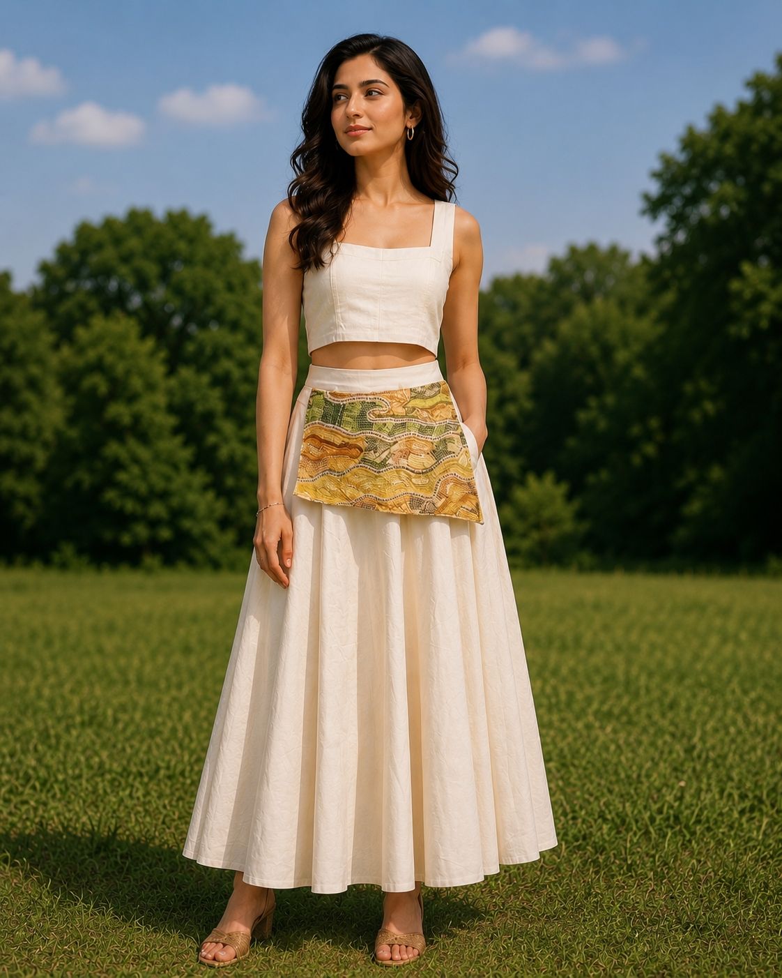 Strata Skirt Set - CiceroniSkirt SetArtbeats by Keerthana