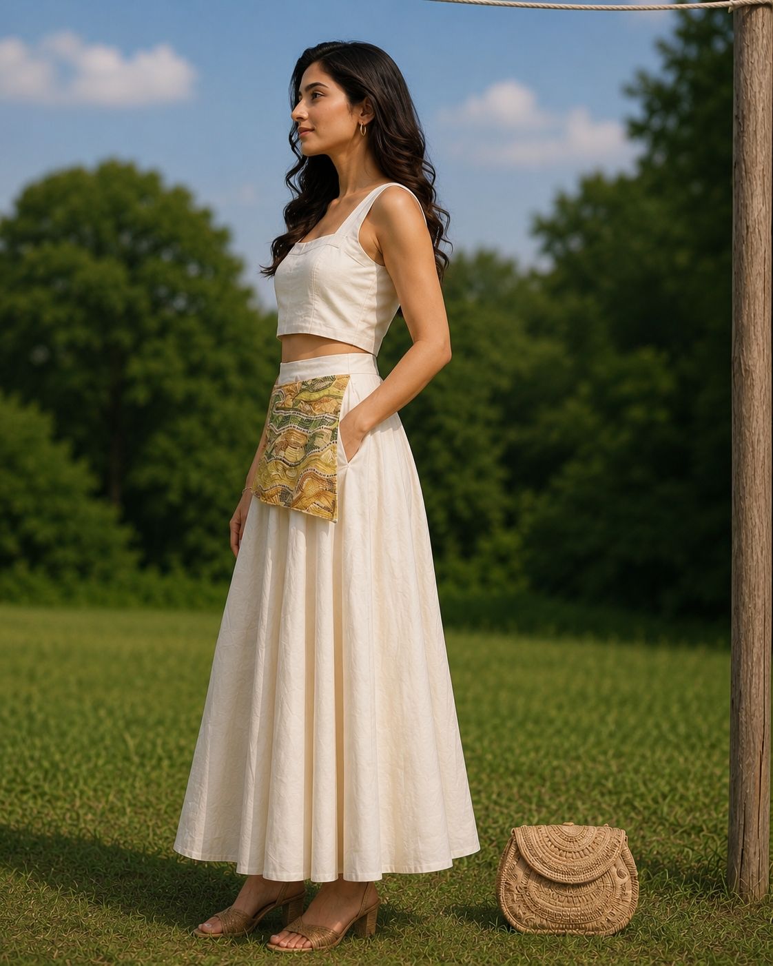 Strata Skirt Set - CiceroniSkirt SetArtbeats by Keerthana