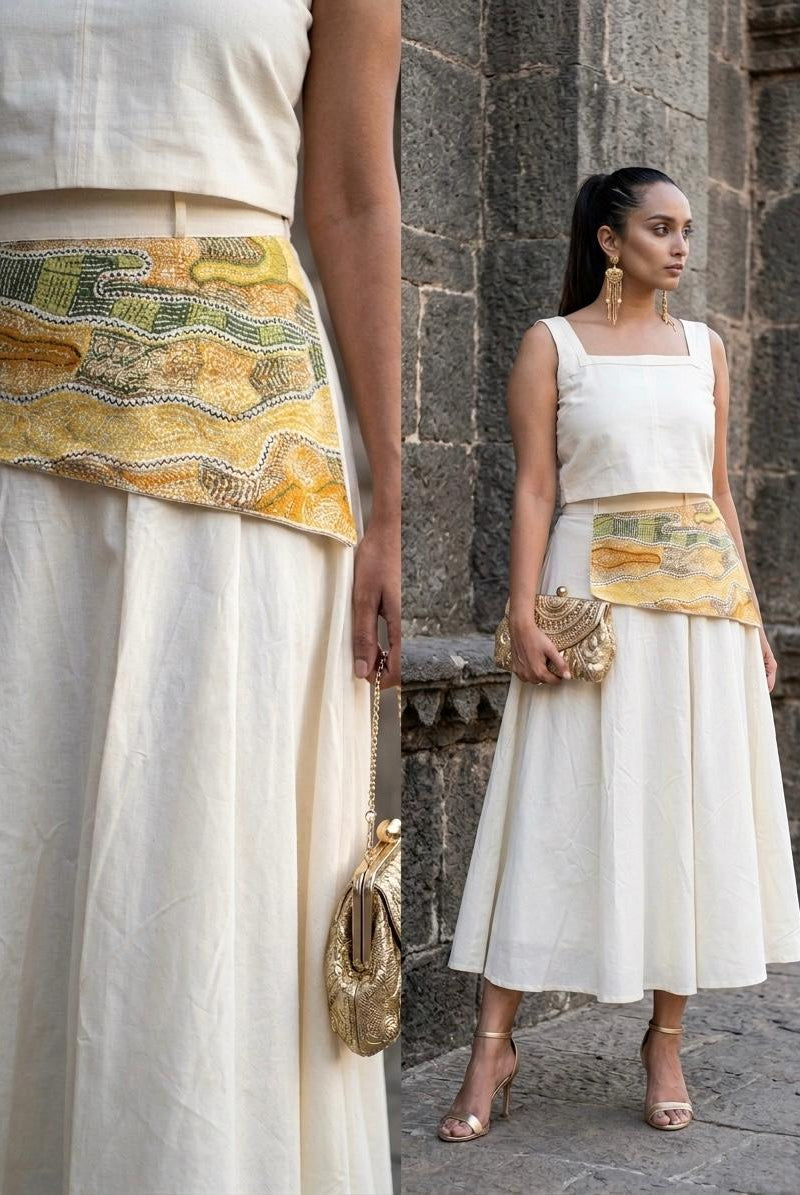 Strata Skirt Set - CiceroniSkirt SetArtbeats by Keerthana