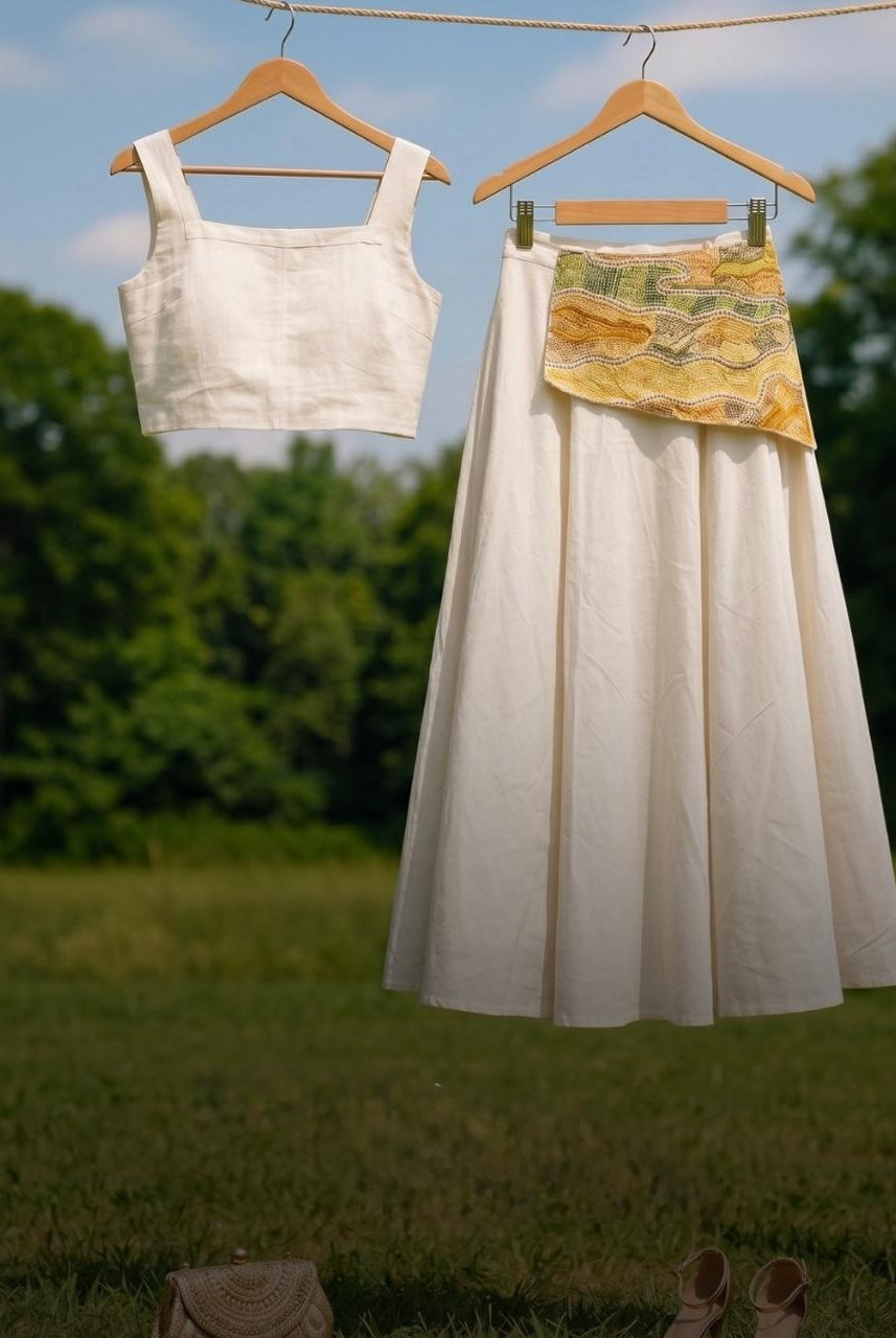 Strata Skirt Set - CiceroniSkirt SetArtbeats by Keerthana