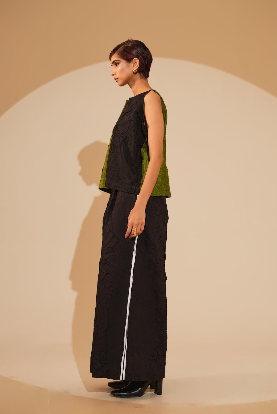 Stream CB Top - Jade and Black - CiceroniTopsStoique