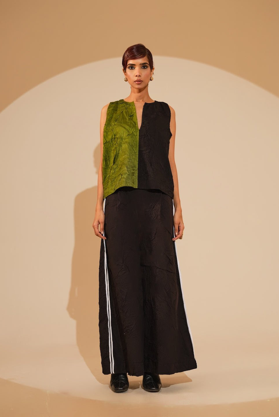 Stream CB Top - Jade and Black - CiceroniTopsStoique