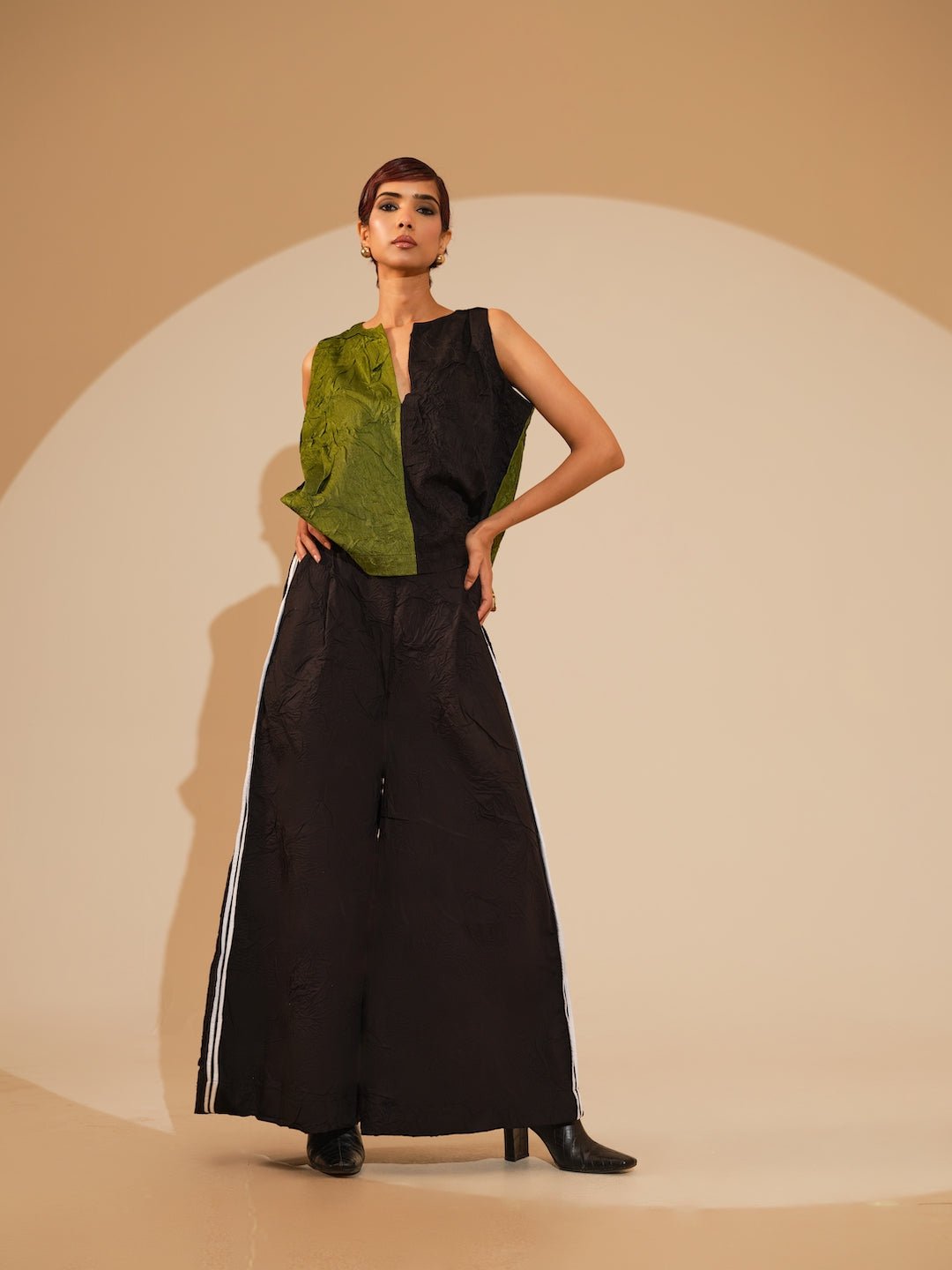 Stream CB Top - Jade and Black - CiceroniTopsStoique