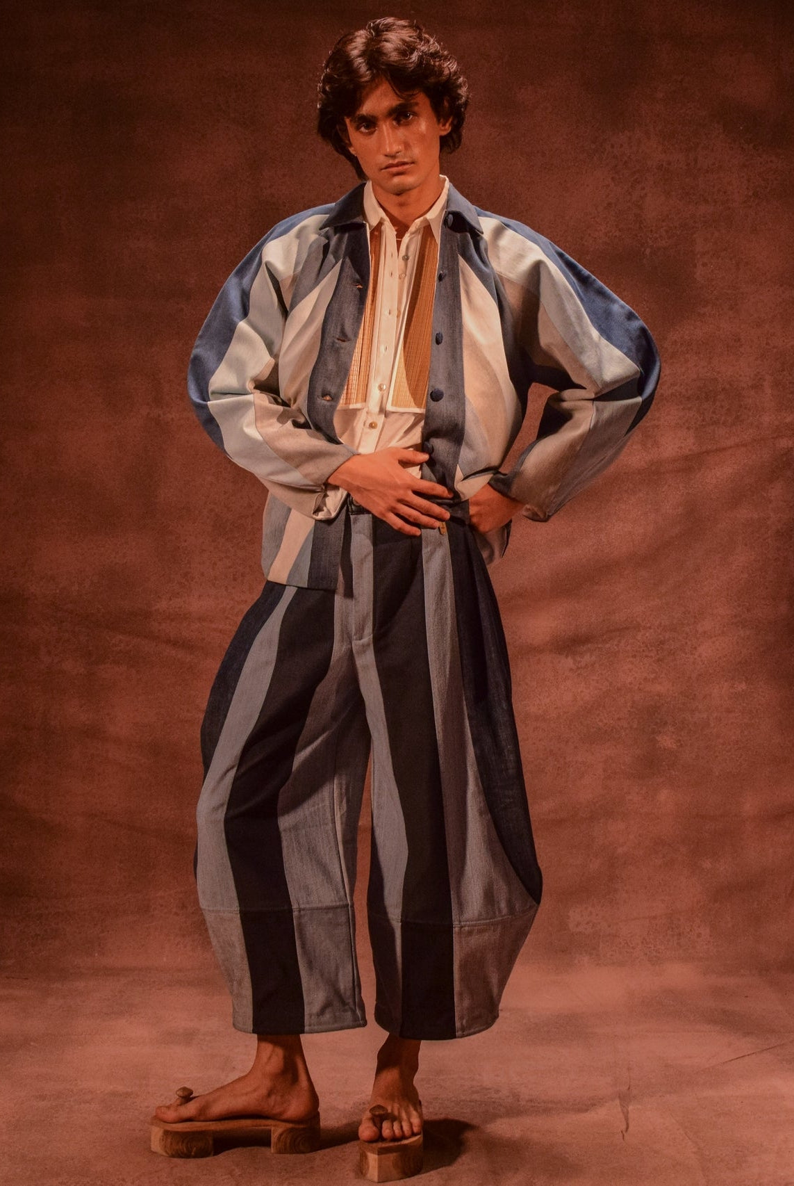 Striped Jacket - CiceroniJacketsAnam Husain