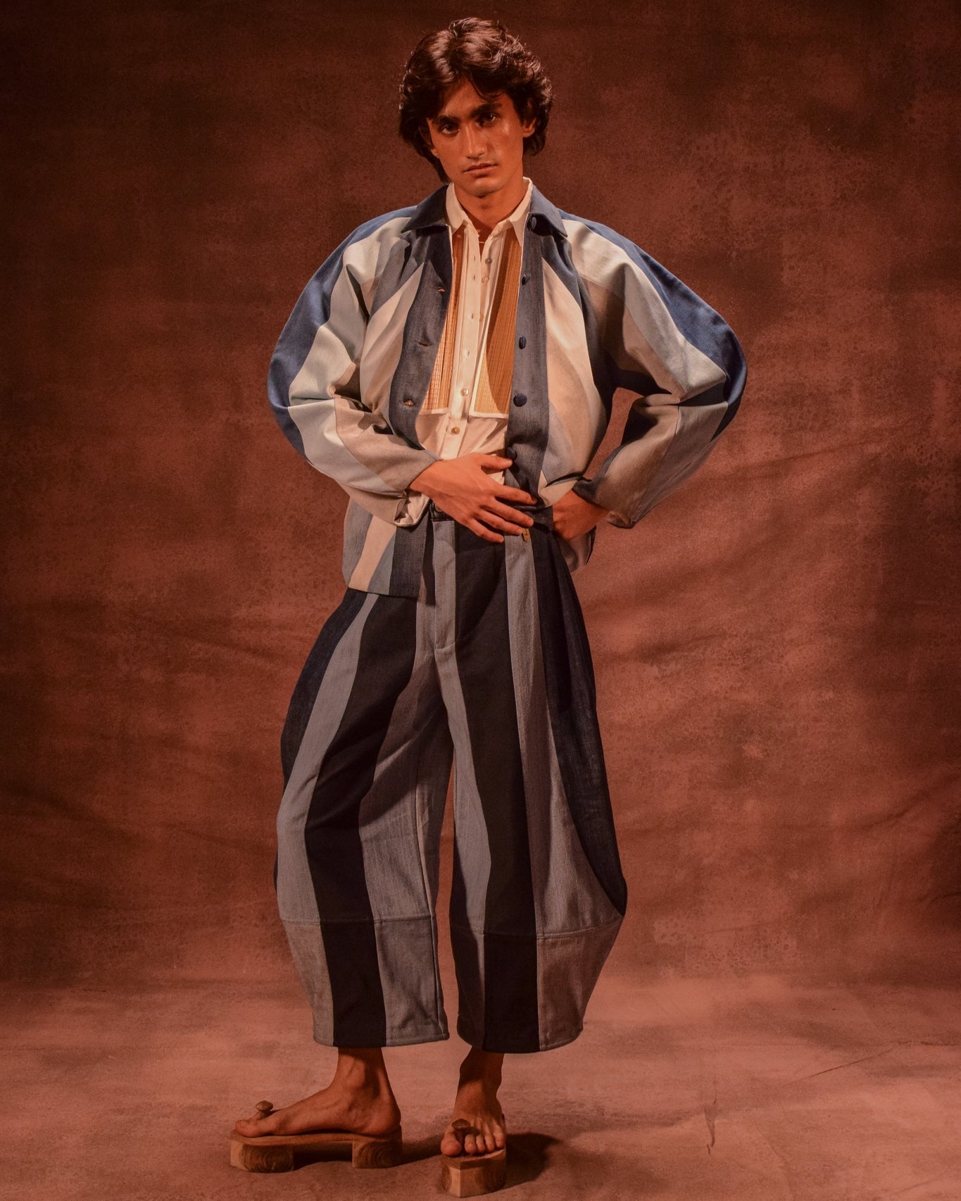 Striped Jacket - CiceroniJacketsAnam Husain