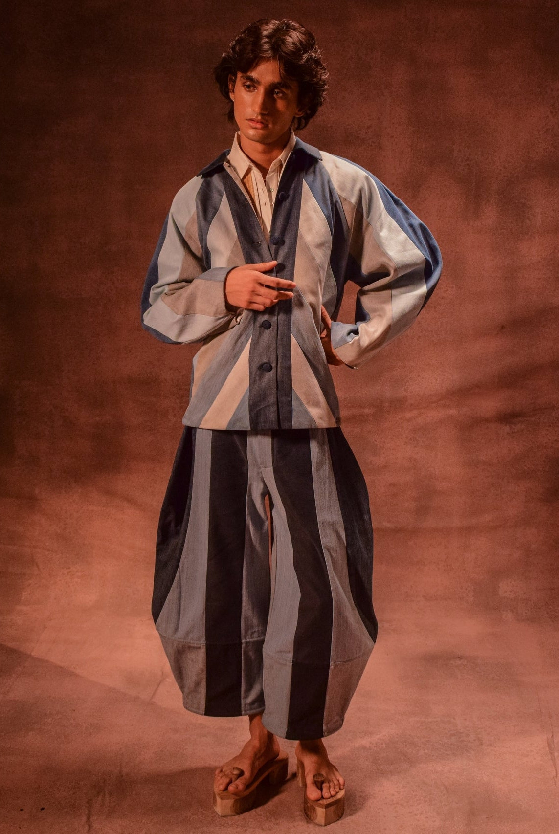 Striped Jacket - CiceroniJacketsAnam Husain