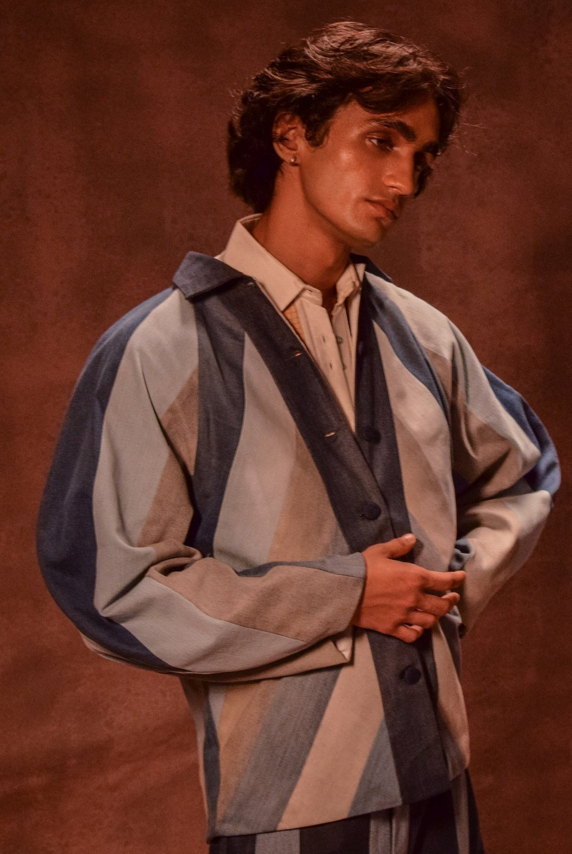 Striped Jacket - CiceroniJacketsAnam Husain