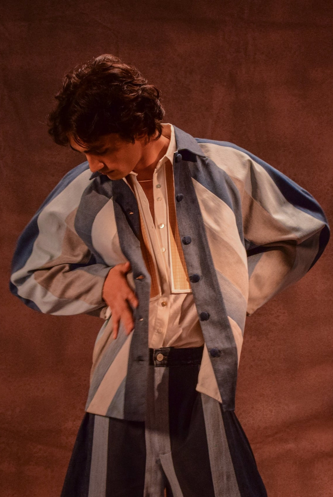 Striped Jacket - CiceroniJacketsAnam Husain