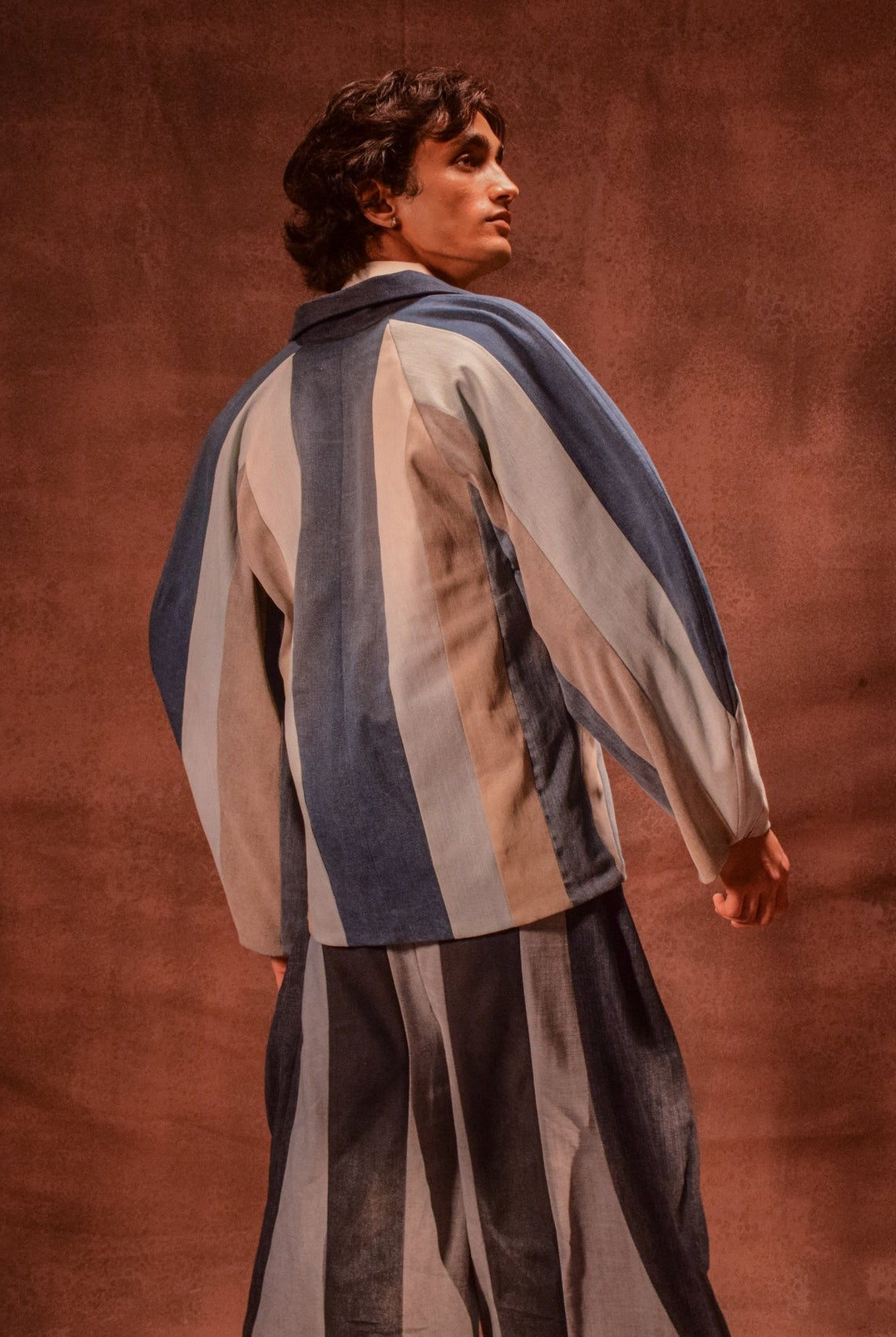 Striped Jacket - CiceroniJacketsAnam Husain