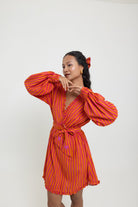 Stripes Dress With Belt - CiceroniDressesLabel Sugar