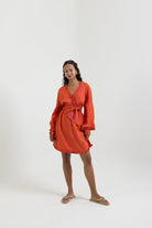 Stripes Dress With Belt - CiceroniDressesLabel Sugar